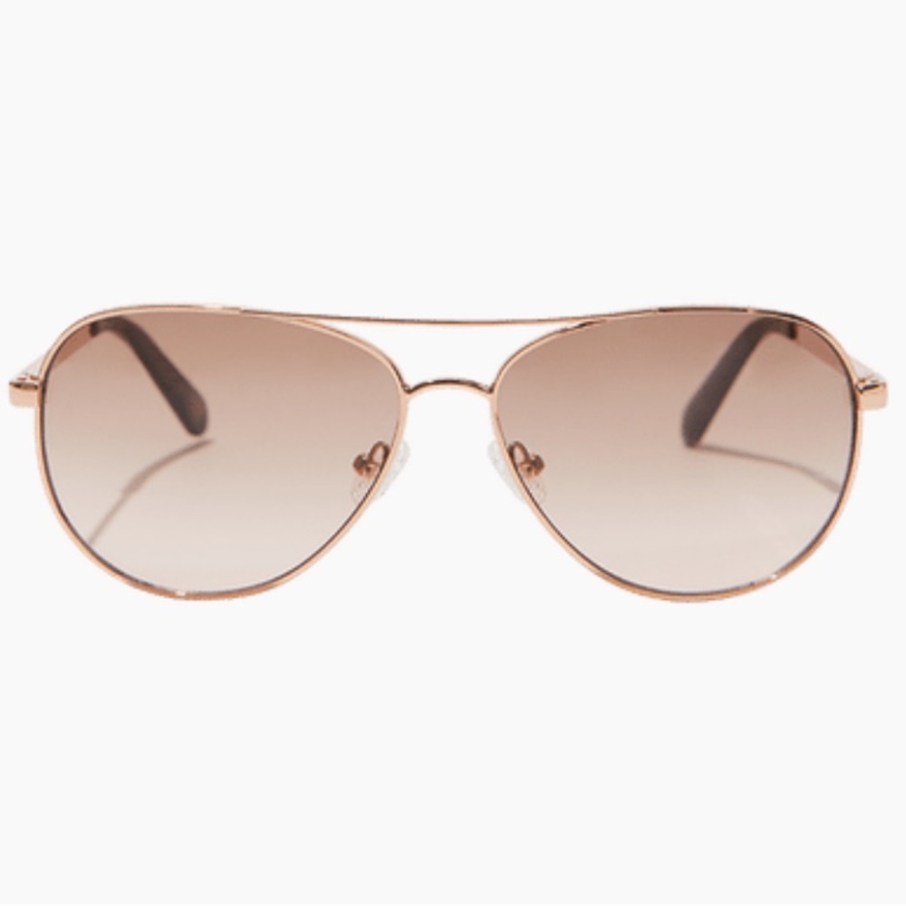Kate Spade Emmaline Rose Gold Aviator Sunglasses